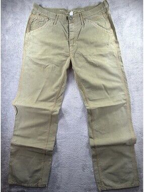 Mens Edun Jeans in Olive Green Waist 34